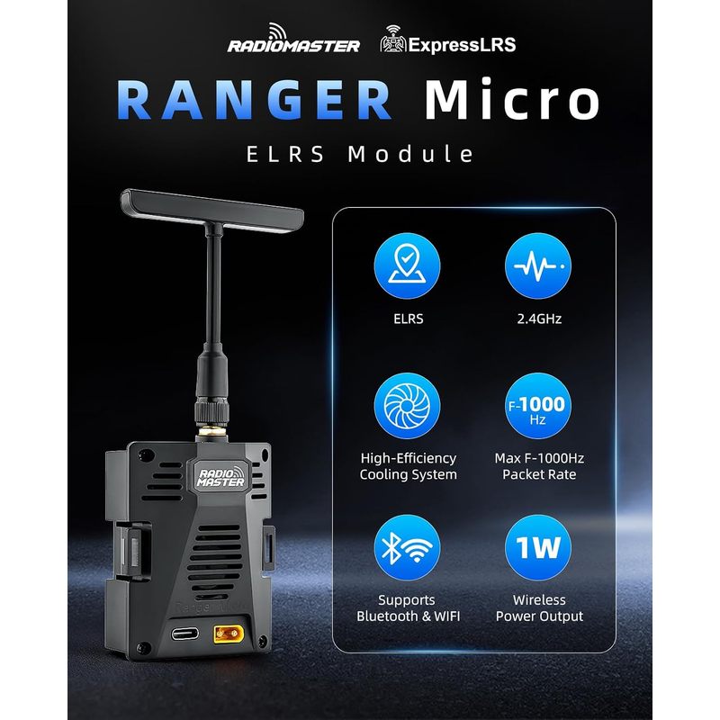 Radiomaster Ranger 2.4Ghz Elrs Module - RadioMaster Ranger Micro 2,4 GHz ELRS-module,