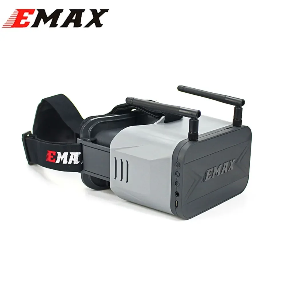 Skyzone Cobra X V2 Fpv Goggles - Emax Transporter 2-bril met dubbele antennes,