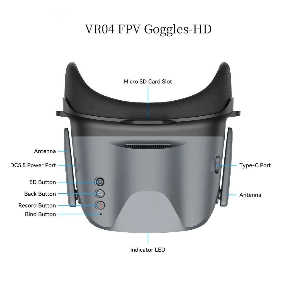 NIEUWE BETAFPV VR04 FPV-bril H - Skyzone Cobra X V2 Fpv Goggles recensie en prijs