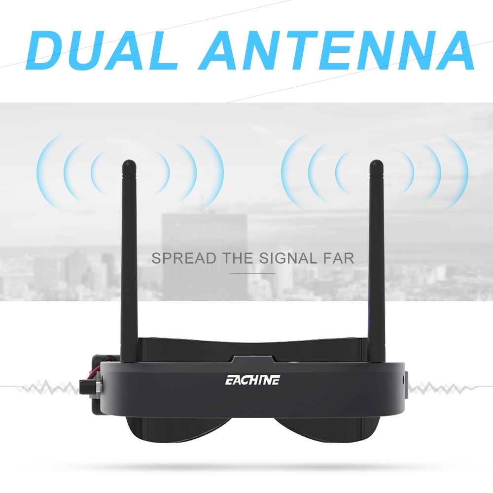 Eachine EV100 720*540 5.8G 72C - Skyzone Cobra X V2 Fpv Goggles recensie en prijs