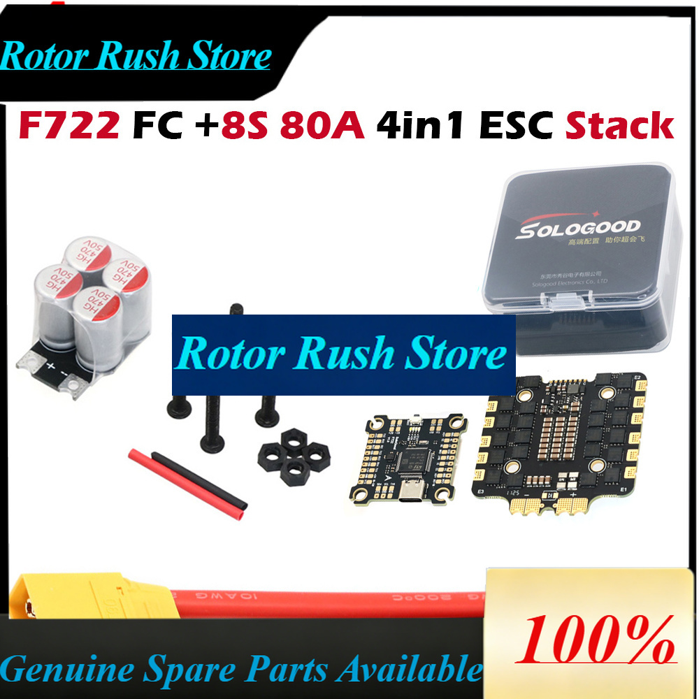 RoRusSoloGood F722 F7 6S Fligh - Speedybee F405 V4 Bls 55A Stack recensie en prijs